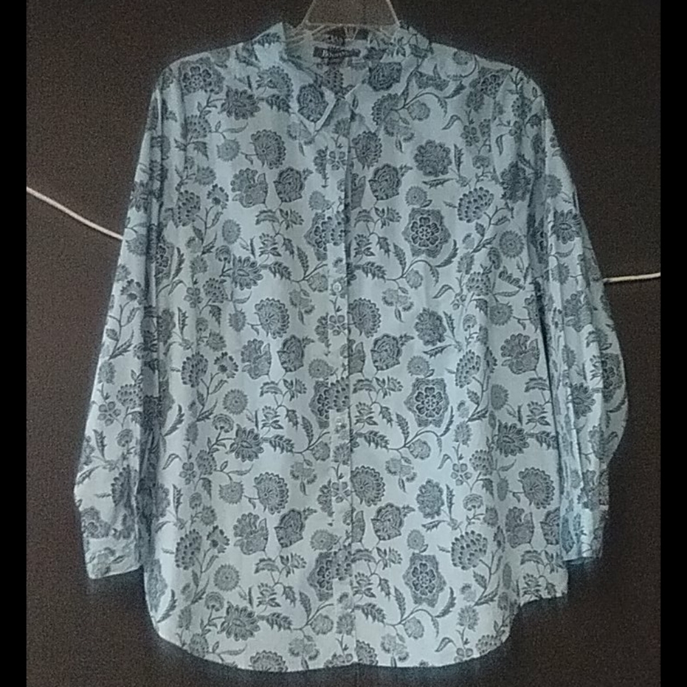 Roman's New collared long sleeve shirt